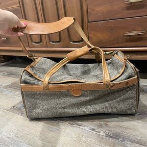 Vintage Hartmann Tweed Collection Outing Travel Duffel Bag 21”